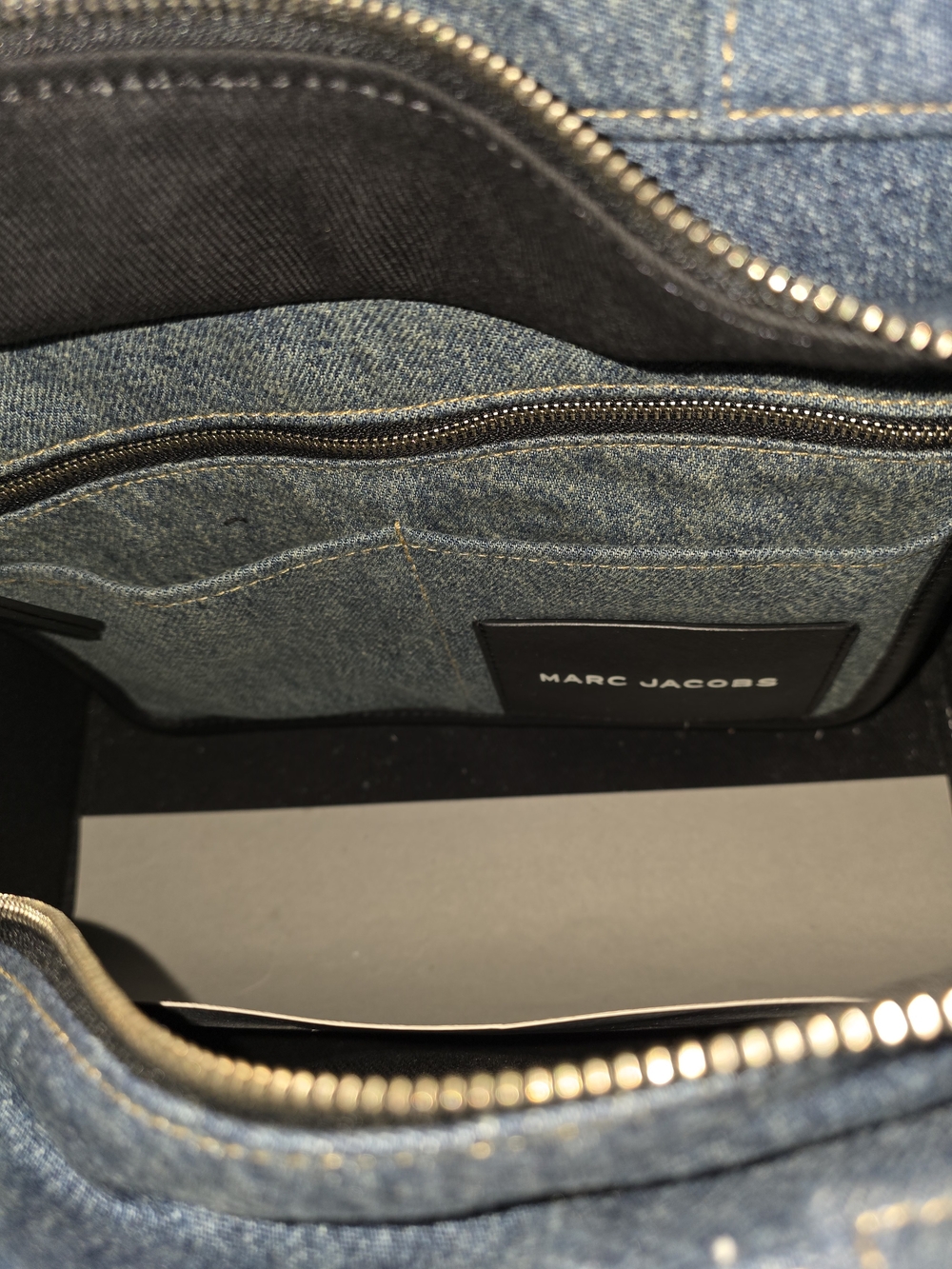 Marc Jacobs Blue Patchwork Denim 'THE TOTEBAG' Tote - Picture 8 of 8